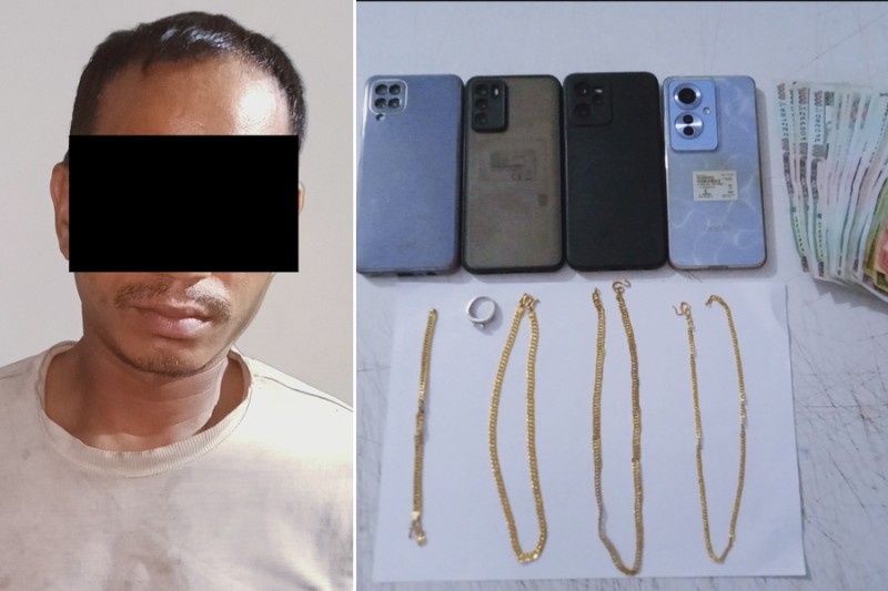 गहना चोरेको आरोपमा एक जना पक्राउ