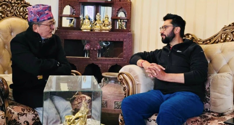 रवि लामिछाने र राजेन्द्र लिङ्देनबीच भेटवार्ता, प्रतिनिधि सभा निर्वाचनमा छलफल