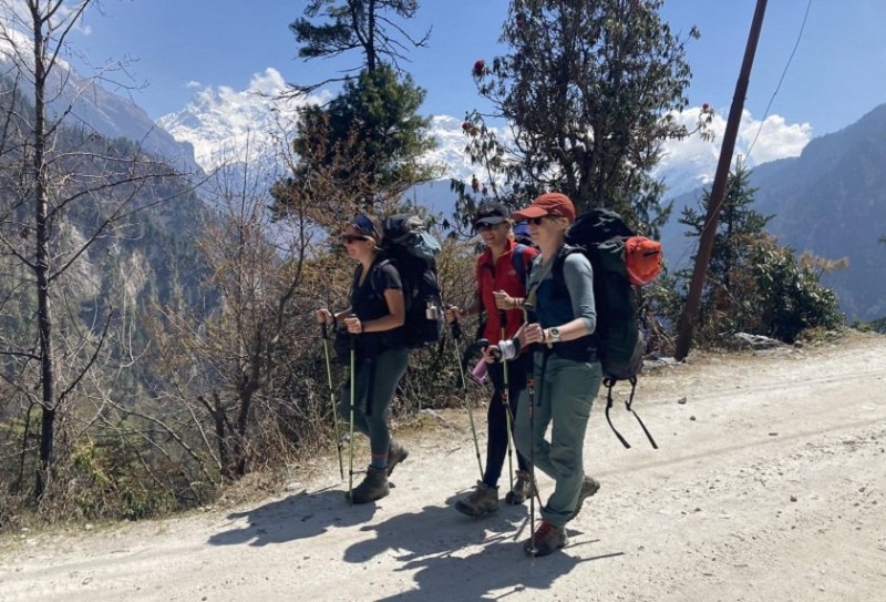 गण्डकी प्रदेश घुम्न आउने विदेशी पर्यटकको प्रमुख गन्तव्य मनाङ