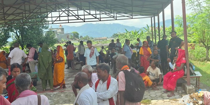 गुरुङको प्रतीक्षामा मिटरब्याज पीडित, प्रहरीको उपस्थितिमै पर्खाइ जारी