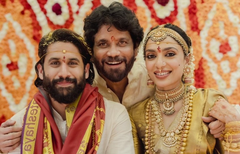 दक्षिण भारतीय अभिनेता नागा चैतन्य र शोभिता धुलिपालाले गरे विवाह  