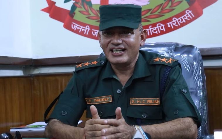 काठमाडौँ महानगरका प्रहरी प्रमुख राजु पाण्डेले दिए राजीनामा