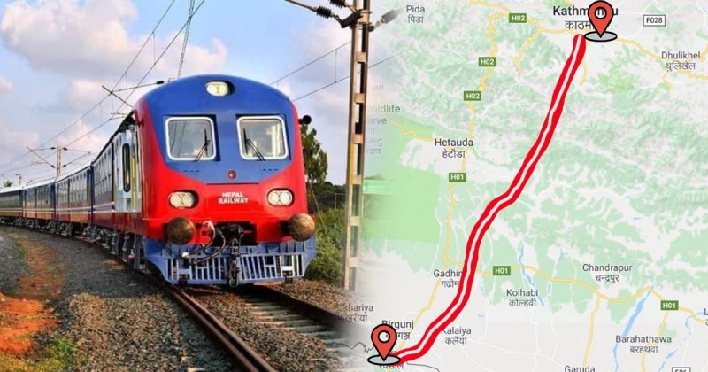 रक्सौलदेखि काठमाडौंसम्म सीधा रेल सेवा सञ्चालन हुने सम्भावना