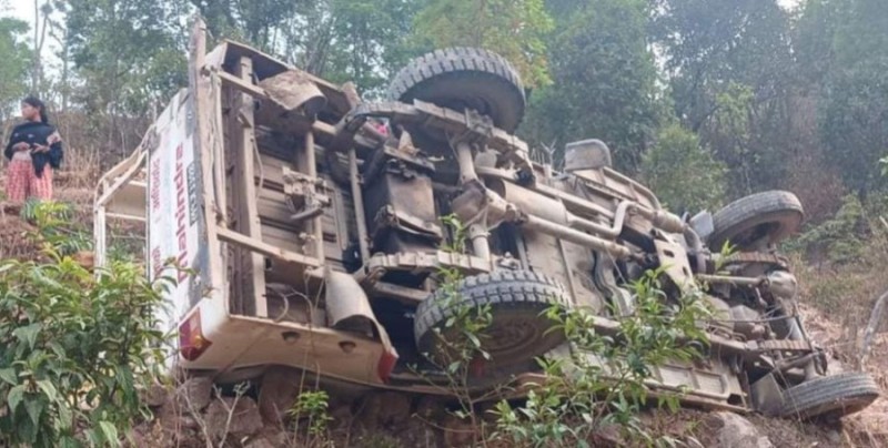 पाल्पामा जीप दुर्घटनामा २ जनाको मृत्यु, चालक गम्भीर घाइते