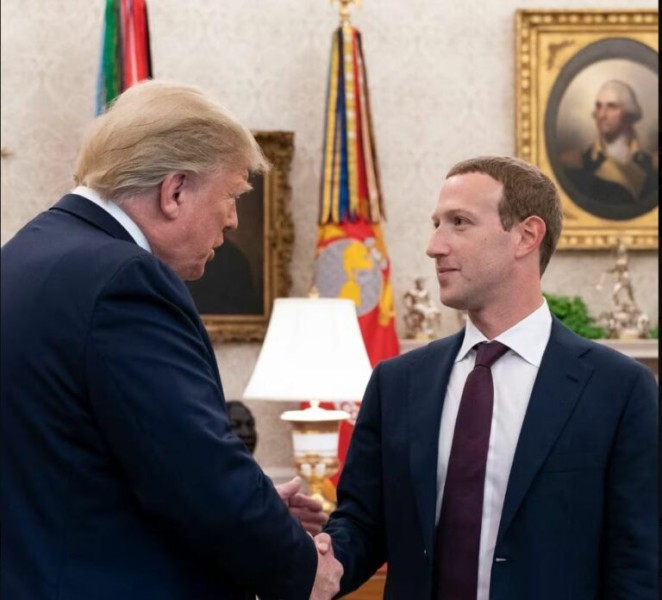 मेटाले ट्रम्पलाई २५ मिलियन डलर तिर्दै